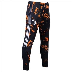 ADIDAS Juventus FC AOP Black/Orange Training Pants